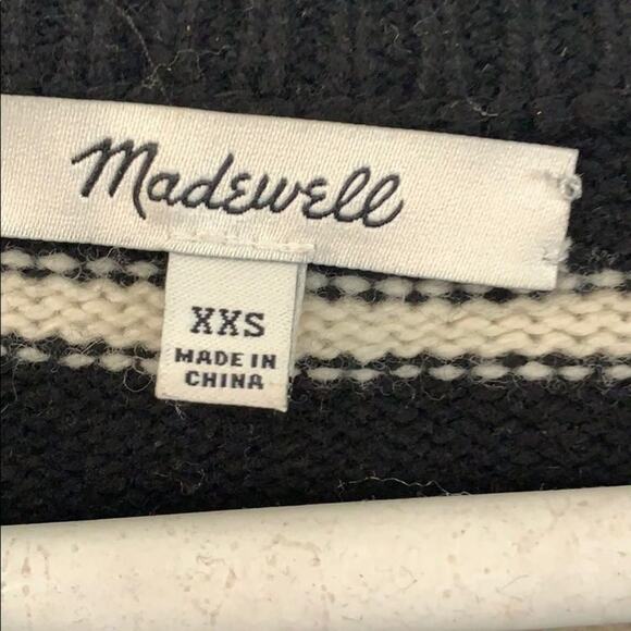 MADEWELL MERINO WOOL STRIPED SWEATER‎ DRESS SZ XXS - Picture 7 of 7